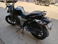 Black TVS Apache RTR 160 4V BS6