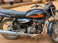 Black Orange Hero Splendor