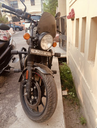 Dapper Grey Royal Enfield Hunter 350 Metro