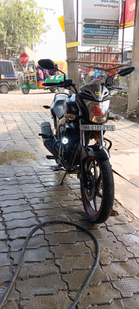 Black Honda CB Trigger