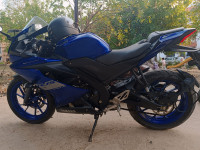 Blue Yamaha YZF R15 V3