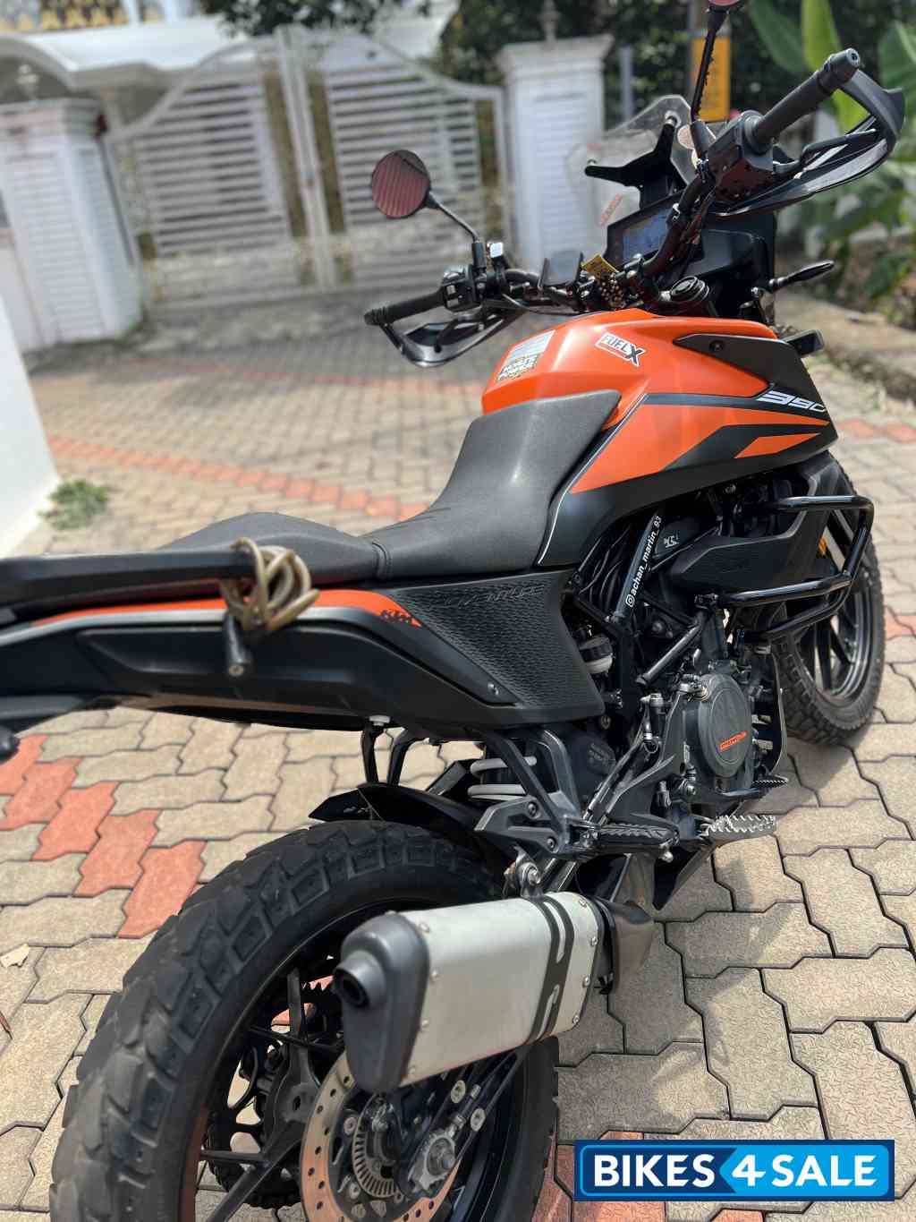 Black And Orange KTM 390 Adventure
