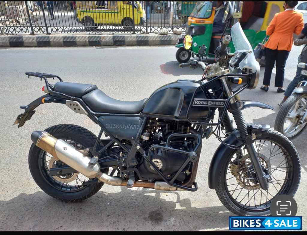Black Royal Enfield Himalayan