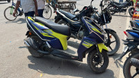 Neon-blue TVS NTORQ 125 XT