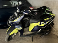 Neon-blue TVS NTORQ 125 XT