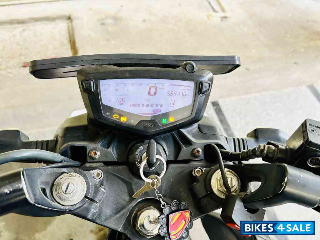 Black TVS Apache RTR 200 4V ABS