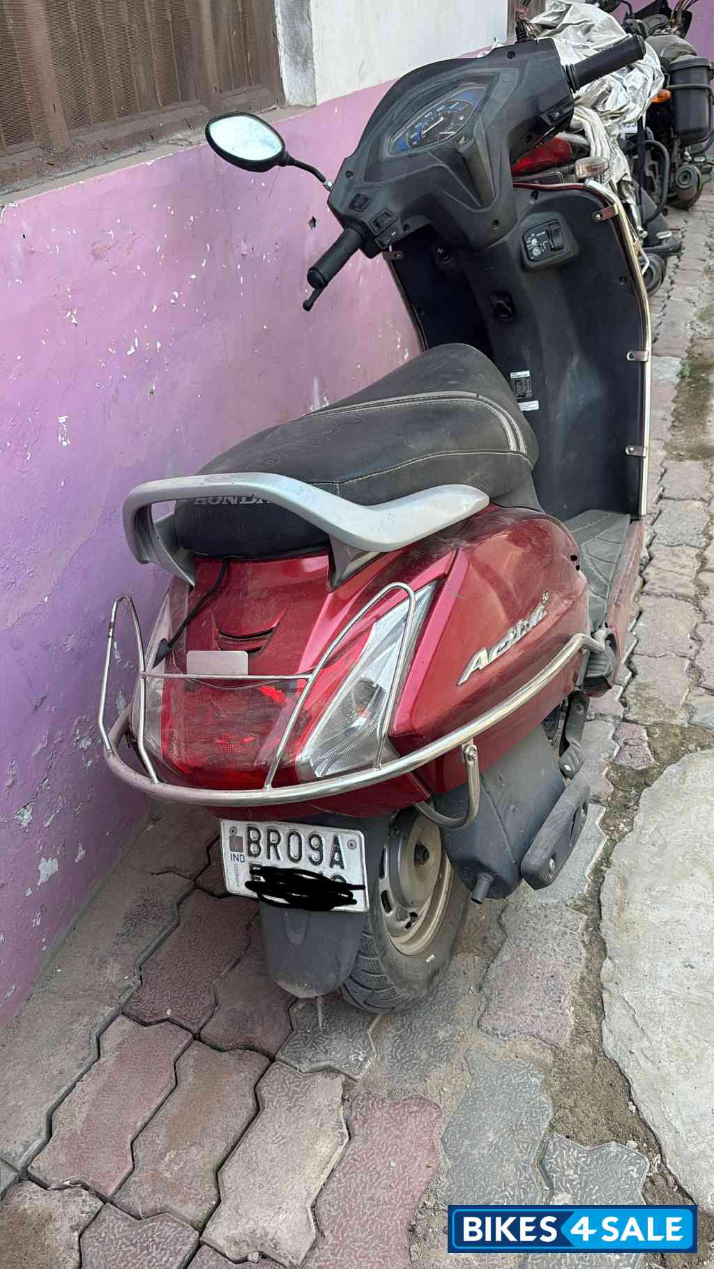 Maroon Red Honda Activa 5G