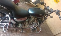 Black Royal Enfield Thunderbird