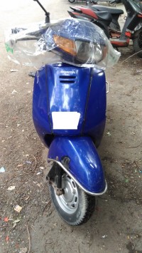 Blue Honda Activa