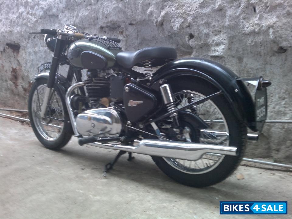 Black & Millitary Green Royal Enfield Vintage Bullet