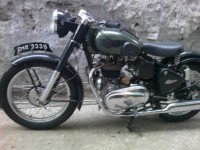 Black & Millitary Green Royal Enfield Vintage Bullet