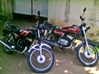 Matte Black&red Suzuki MAX 100