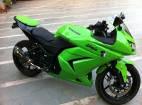 Green Kawasaki Ninja 250R