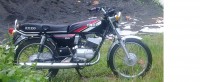 Black Yamaha RX 100