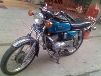 Org  Blue  Yamaha RX 100