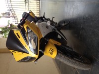 Yellow Yamaha YZF R15