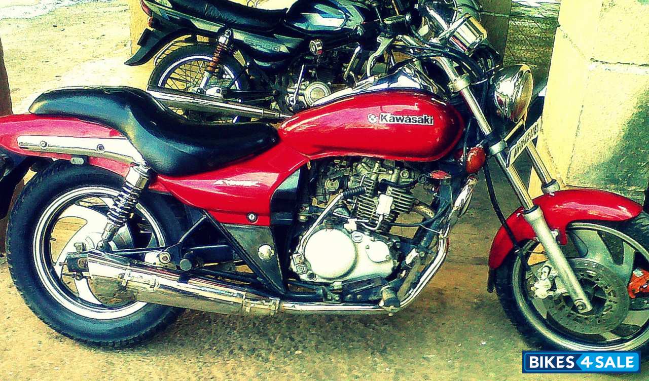 Red Bajaj Eliminator