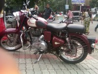 Maroon Royal Enfield Classic 350