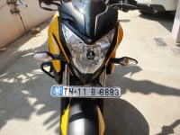 Yellow Bajaj Pulsar 200 NS