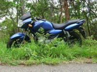 Blue TVS Apache 150