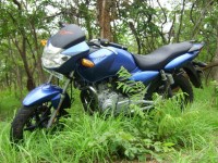 Blue TVS Apache 150