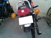 Black Yamaha RX 100