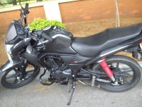 Black Honda CB Twister