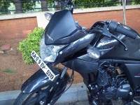 Black Honda CB Twister