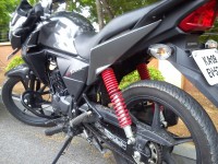 Black Honda CB Twister