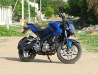 Blue Bajaj Pulsar 200 NS