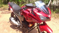 Red Yamaha Fazer