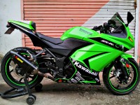 Lime Green Kawasaki Ninja 250R