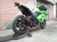 Lime Green Kawasaki Ninja 250R