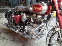 Red Chrome Royal Enfield Classic Chrome