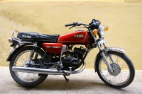 Red Yamaha RX 100