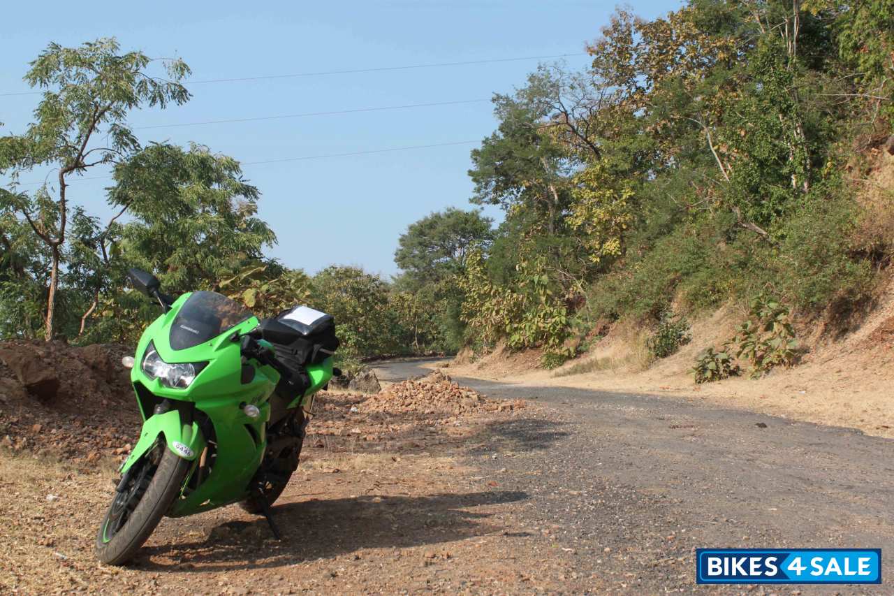 Lime Green Kawasaki Ninja 250R