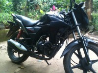 Black Honda CB Twister