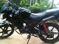 Black Honda CB Twister