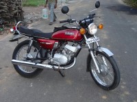 Pale Red Yamaha RX 100