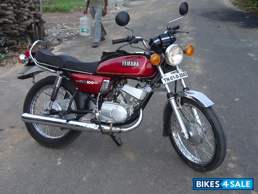 Pale Red Yamaha RX 100