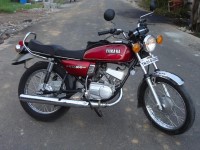 Pale Red Yamaha RX 100