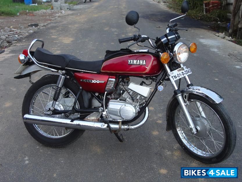 Pale Red Yamaha RX 100 for sale in Chennai. Bike fully restored. fully ...