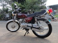 Pale Red Yamaha RX 100