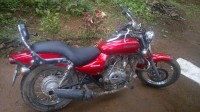 Red Bajaj Eliminator