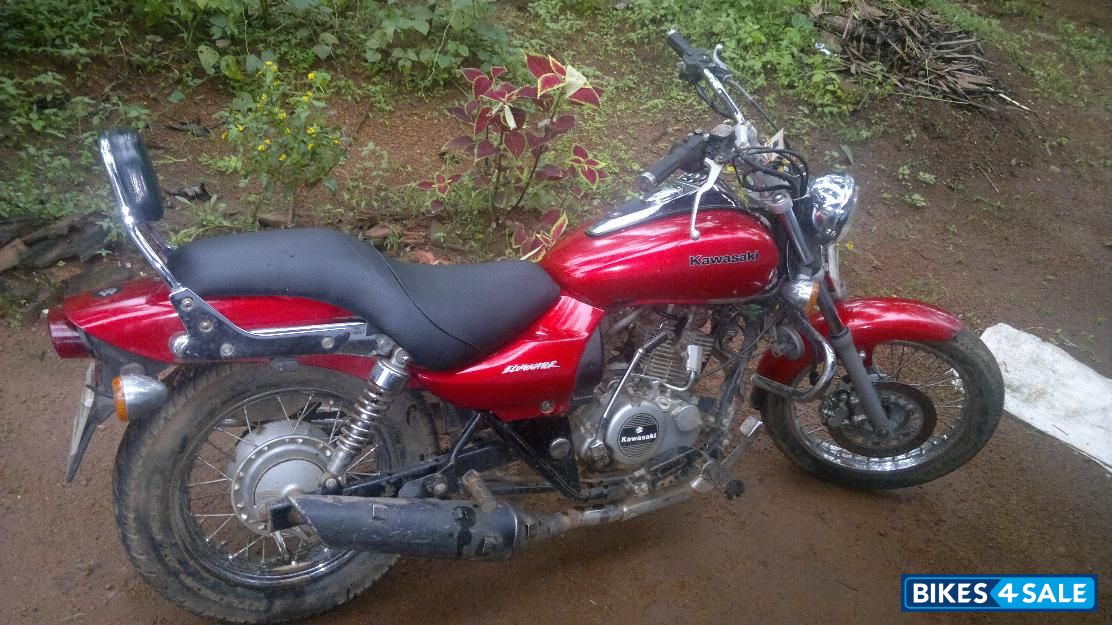 Red Bajaj Eliminator