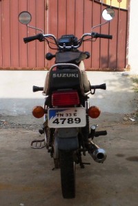 Red Suzuki MAX 100R