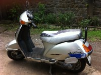 Metallic Silver Honda Activa