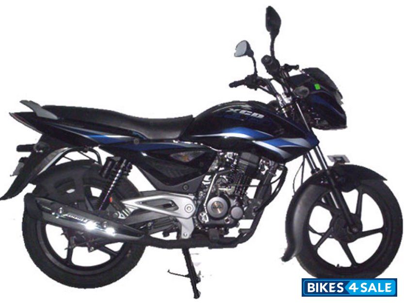 Blue And Black Bajaj XCD 135 DTS-Si