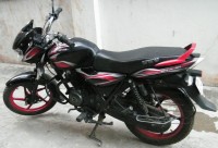 Black & Red Bajaj Discover 100 DTS-Si