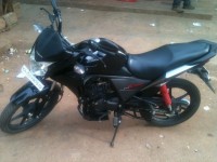 Black Honda CB Twister